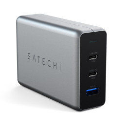 Зарядно устройство Satechi Compact GaN, 100W, 4x USB-C PD, 1x USB-A - ST-TC100GM-EU - 1