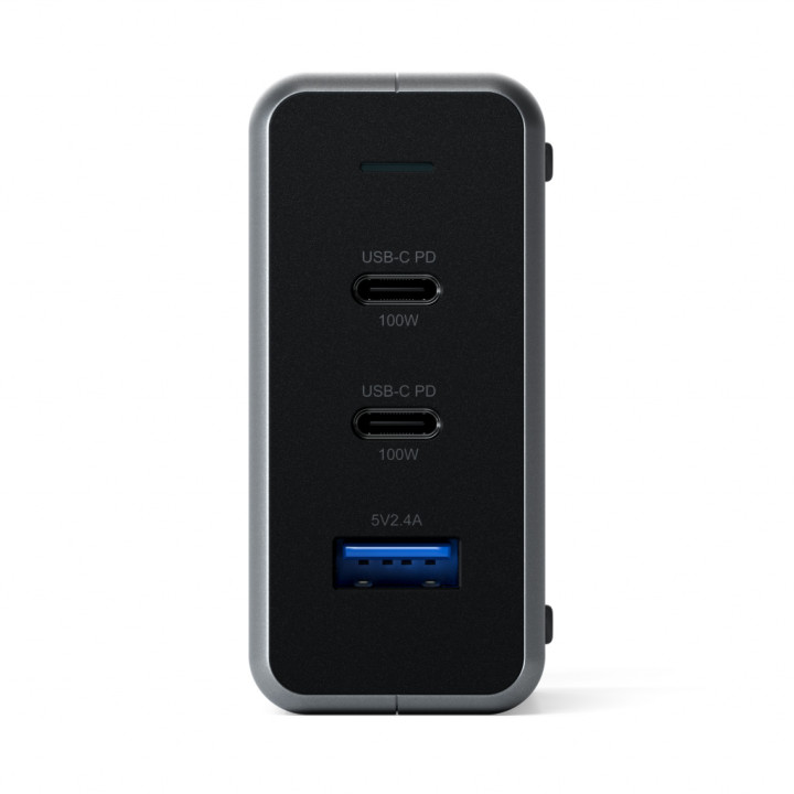 Зарядно устройство Satechi Compact GaN, 100W, 4x USB-C PD, 1x USB-A - ST-TC100GM-EU - 5