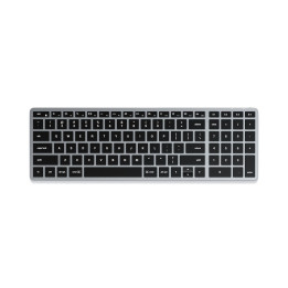 Bluetooth безжична клавиатура Satechi SLIM X2, с цифров блок, US подредба, Space Grey - ST-BTSX2M - 1