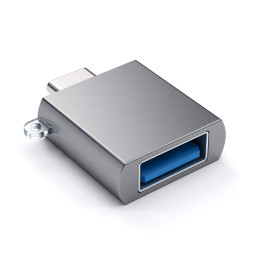 Адаптер Satechi, USB-C към USB-A 3.0, Space Grey - ST-TCUAM - 1