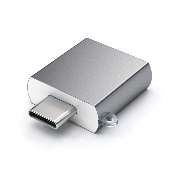 Адаптер Satechi, USB-C към USB-A 3.0, Space Grey - ST-TCUAM - 3