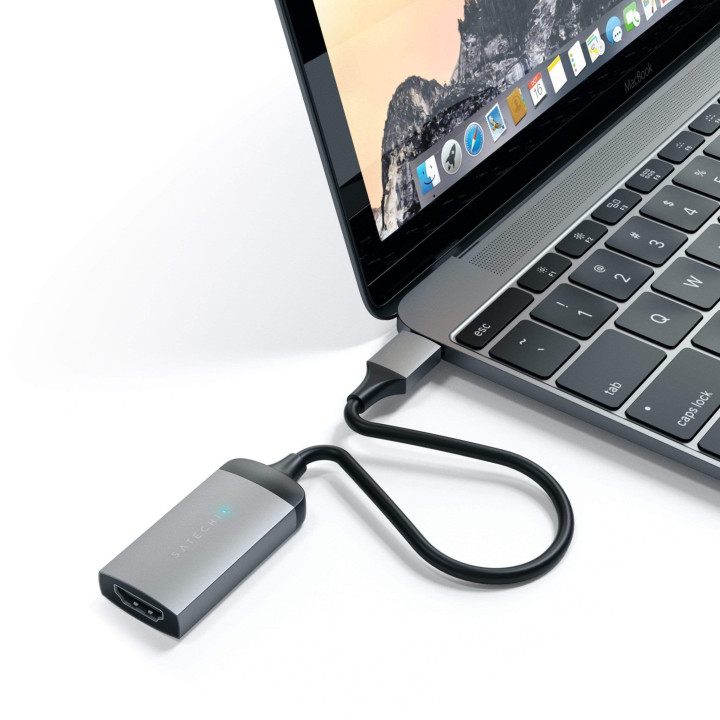 Адаптер Satechi, USB-C към 4K HDMI, Space Grey - ST-TC4KHAM - 3