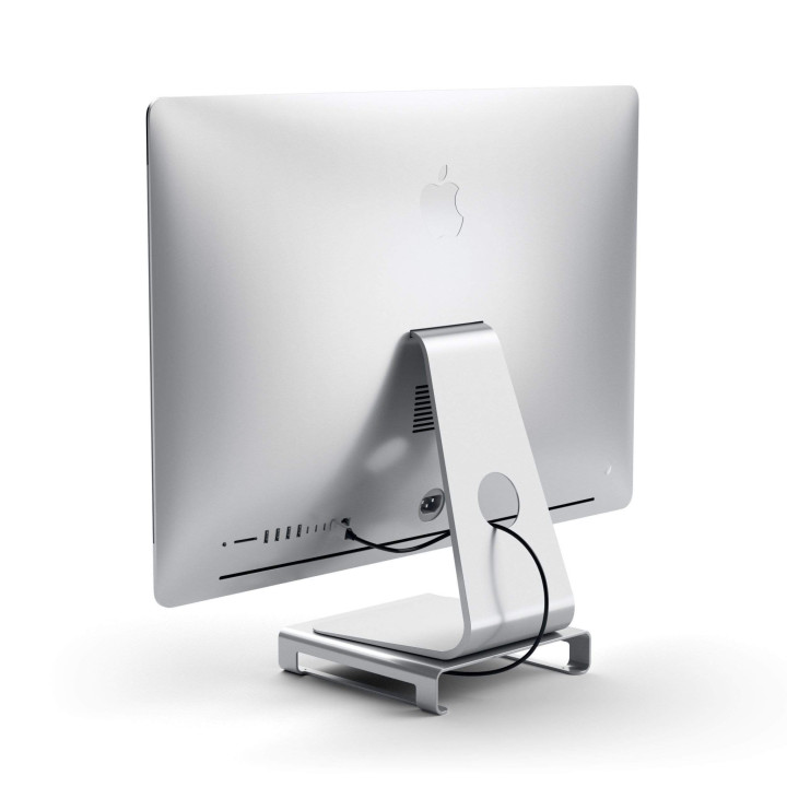 Стойка с хъб за монитор Satechi Aluminum, за iMac, алуминиева, сребриста - ST-AMSHS - 4