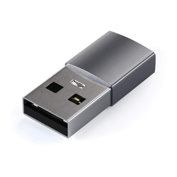 Адаптер Satechi, USB-A към USB-C, алуминиев, Space Grey - ST-TAUCM - 2