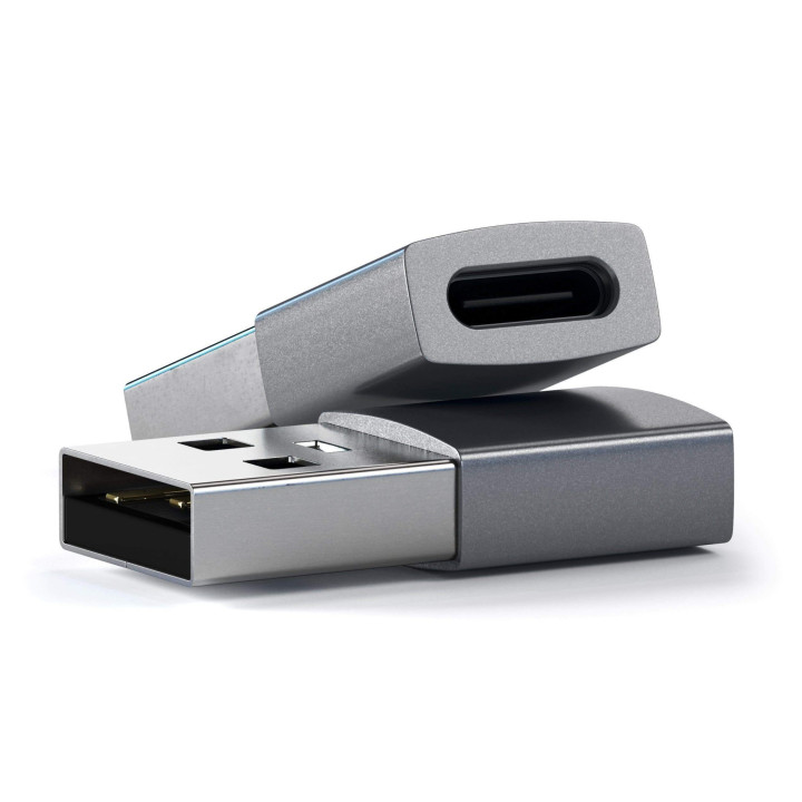 Адаптер Satechi, USB-A към USB-C, алуминиев, Space Grey - ST-TAUCM - 4