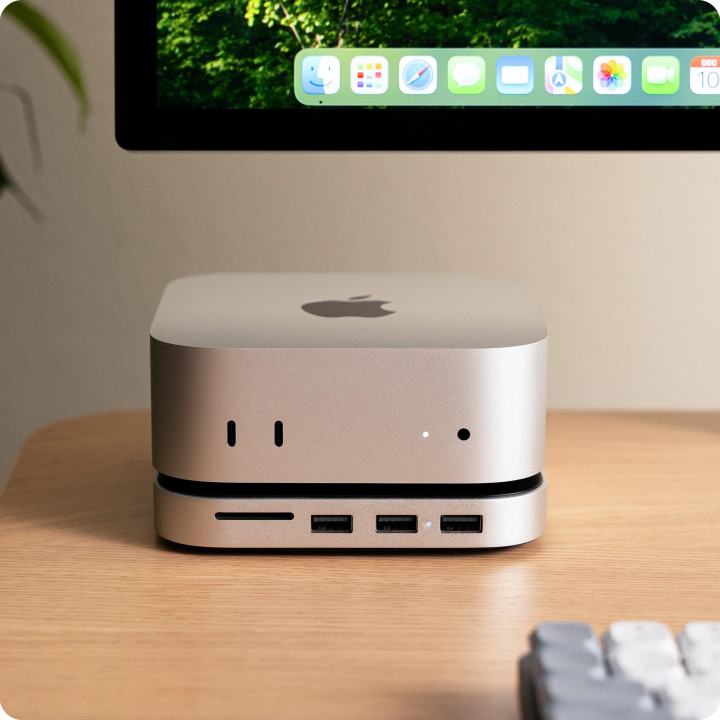 Стойка с хъб и кутия за SSD Satechi Mac Mini M4 Stand & Hub - ST-GNMMES - 2