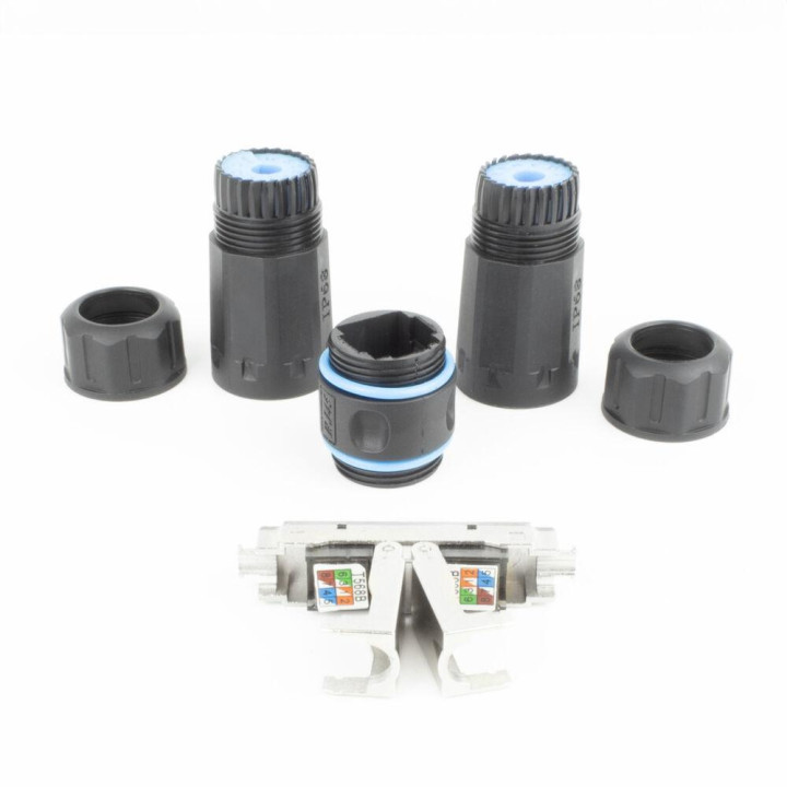 Мрежов съединител ACT, CAT6A RJ-45 външен IP68, 1 Gbit/s - SD6521 - 5