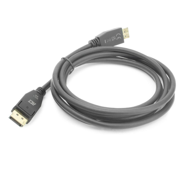 Кабел ACT DisplayPort 2.1, DisplayPort мъжко - DisplayPort мъжко, 8K@60Hz, 4K@240Hz, 3м, черен - AK4083 - 3