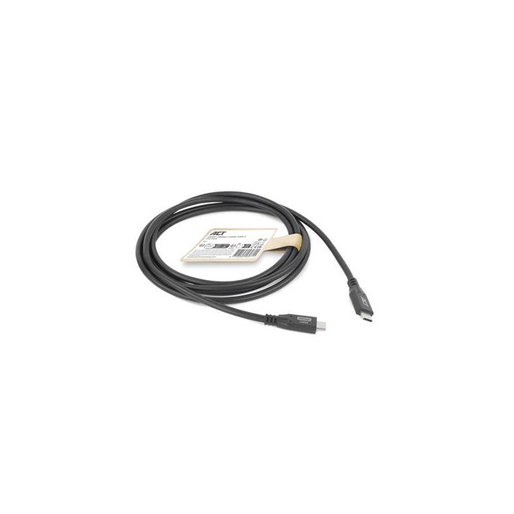 Кабел ACT USB-C към USB-C, 1 м, USB4 20Gbps, 240W, 8K - AC7421 - 3
