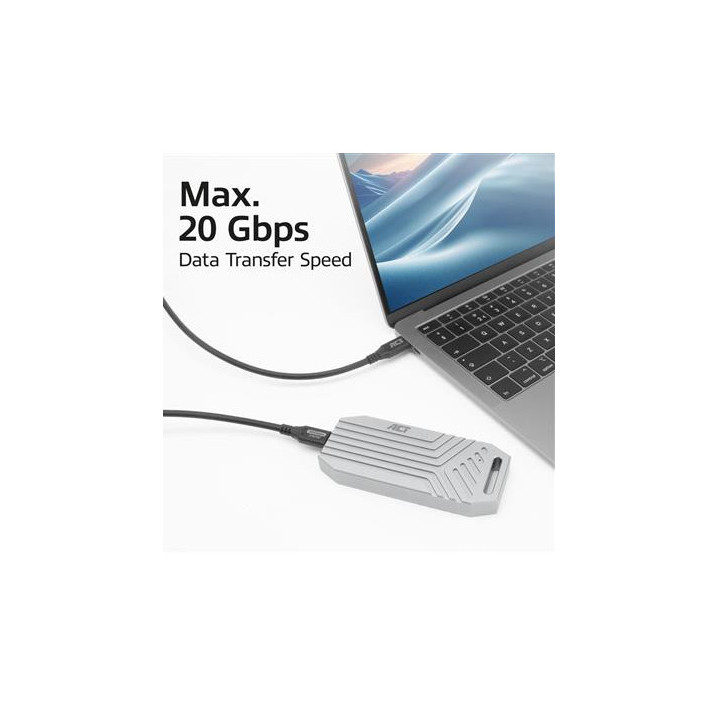 Кабел ACT USB-C към USB-C, 1 м, USB4 20Gbps, 240W, 8K - AC7421 - 5