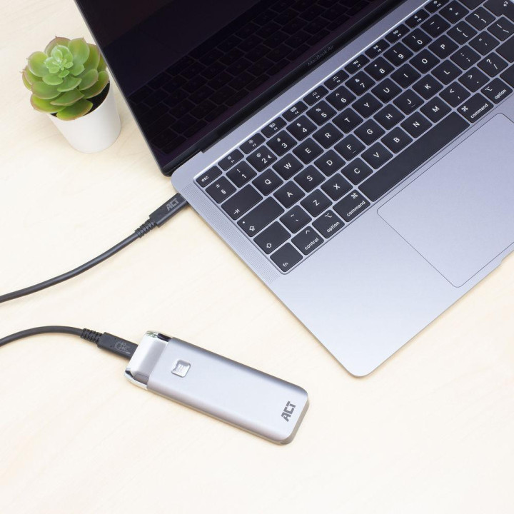 Кабел ACT USB-C към USB-C, 0.8 м, USB4 40Gbps 240W, сертифициран USB-IF - AC7451 - 9