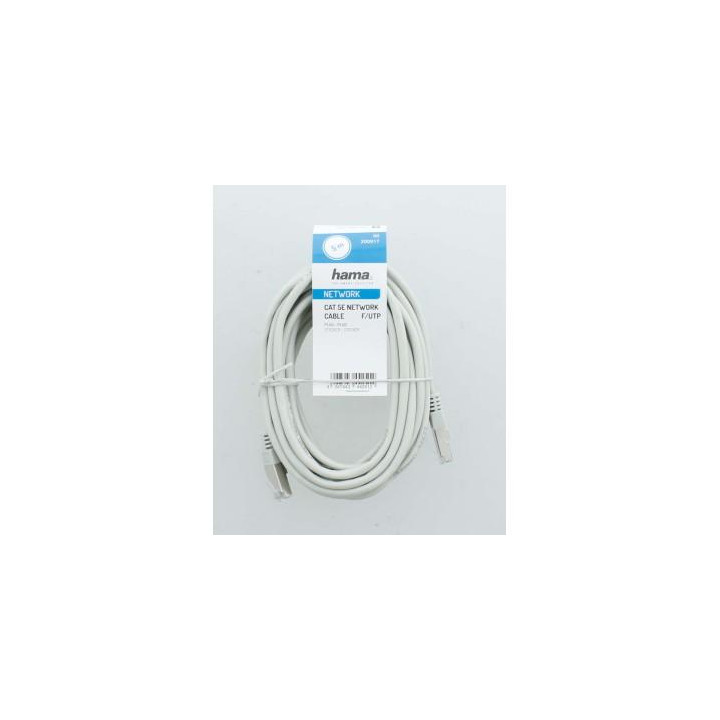 Мрежов кабел HAMA, Cat 5e FTP/UTP, RJ-45 - RJ-45, 20 м, екраниран, сив - HAMA-200920 - 3