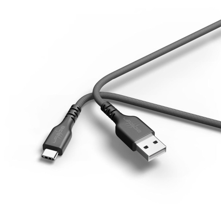 Кабел HAMA uRage uFlex, USB-A към USB-C, 2.20 m, черен - HAMA-219820 - 1