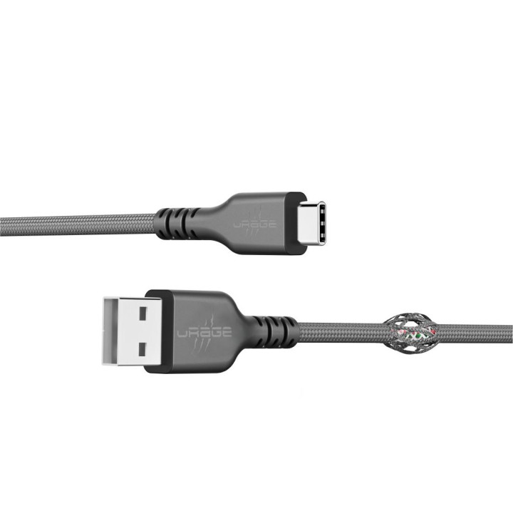 Кабел HAMA uRage uFlex, USB-A към USB-C, 2.20 m, черен - HAMA-219820 - 2