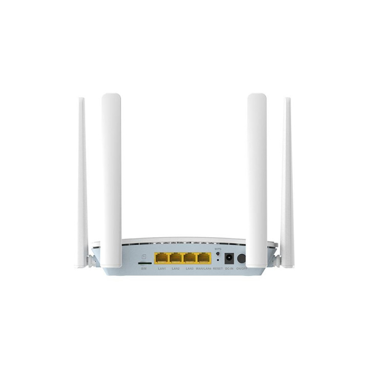 Безжичен рутер D-Link G403C, 4G LTE N300 Wi-Fi, 2.4GHz, 1x LAN, 1x WAN, SIM слот - G403C/E - 4