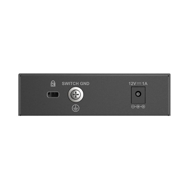 Суич D-Link DMS-105, 5 x 2.5G RJ-45 порта, Multi-Gigabit, IEEE 802.3bz - DMS-105/E - 3