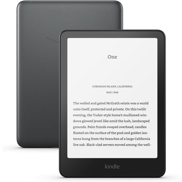 eBook четец Amazon Kindle Paperwhite Signature Edition, 7" 1264 x 1680 E-ink, 32GB, Wi-Fi, Bluetooth, подсветка, водоустойчив, M