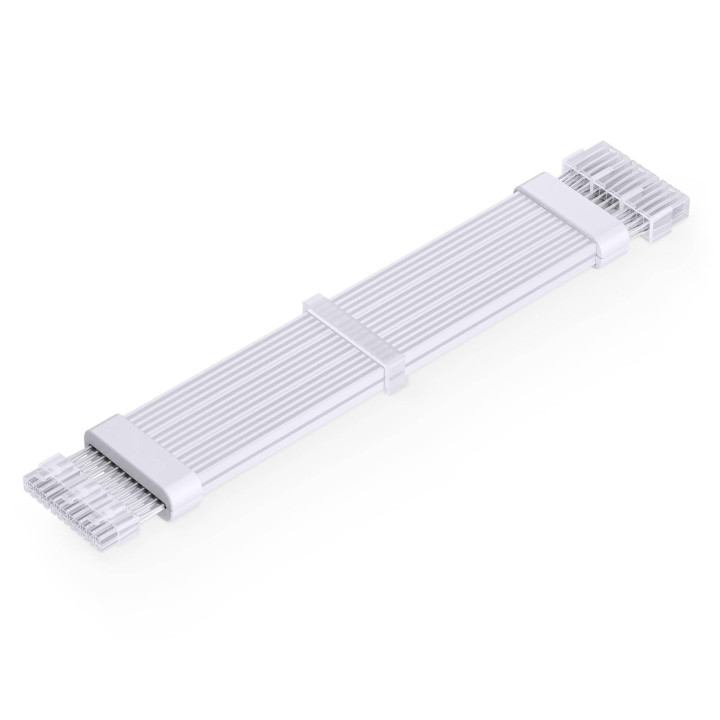 Удължителен кабел за видео карта JONSBO PC Light Cable, 3x 8-pin PCIe, RGB, 300 мм, бял - ZUAD-1561 - 2