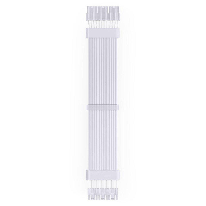 Удължителен кабел за видео карта JONSBO PC Light Cable, 3x 8-pin PCIe, RGB, 300 мм, бял - ZUAD-1561 - 4
