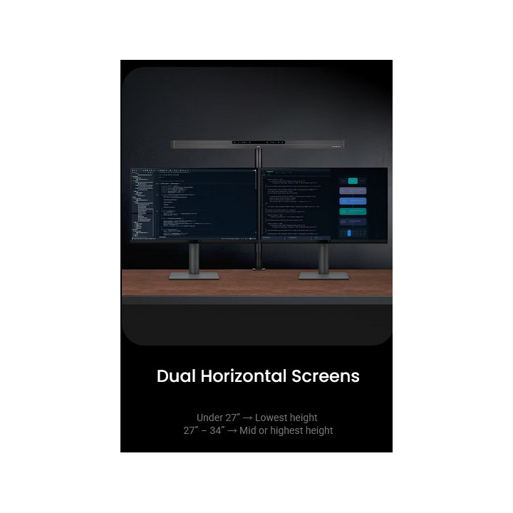 Лампа за монитор BenQ ScreenBar Max, алуминиева, щипка, сребрист - 9H.W4VWT.ES1 - 4