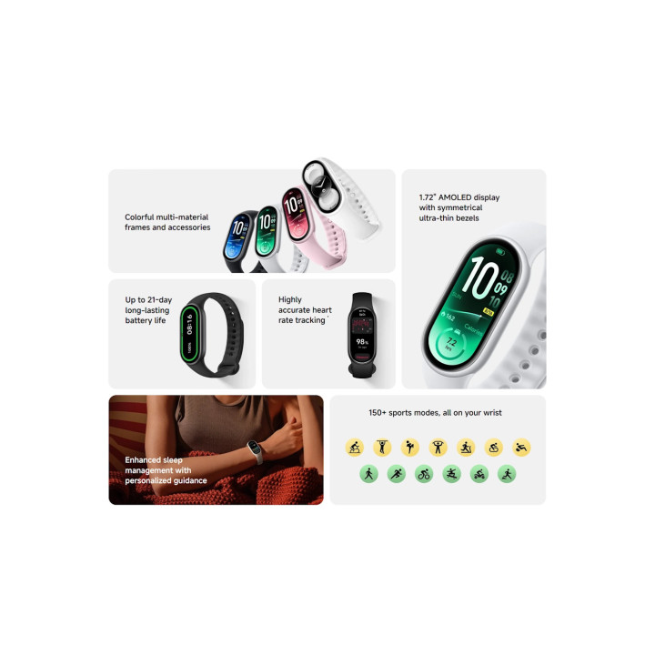 Смарт гривна Xiaomi Smart Band 11 NFC, Mystic Rose - BHR09L0GL - 3