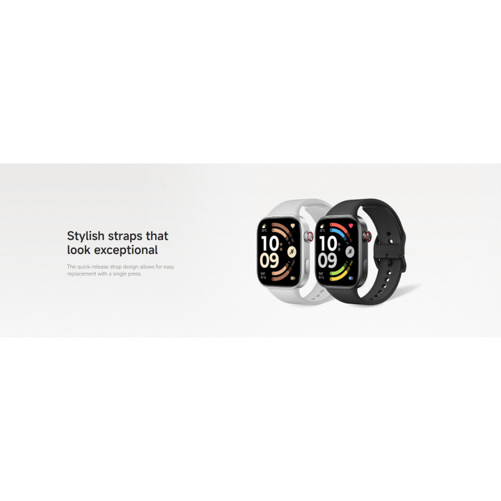 Смарт часовник Xiaomi REDMI Watch 6 NFC, Obsidian Black - BHR0956GL - 14