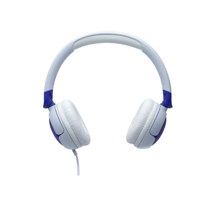 Детски слушалки JBL JR320, on-ear, жични, 3.5mm жак, вграден микрофон, ограничаване на звука, синьо - JBLJR320BLU - 2
