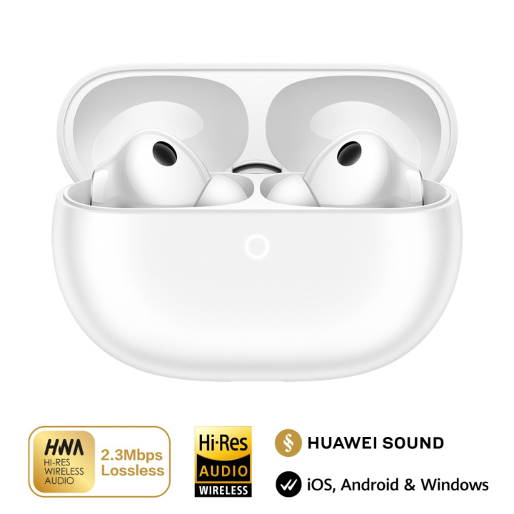 Слушалки Huawei FreeBuds Pro 5 SAXT100, In-ear, Bluetooth 6.0, ANC, IP57, бели - 6942103171574 - 1