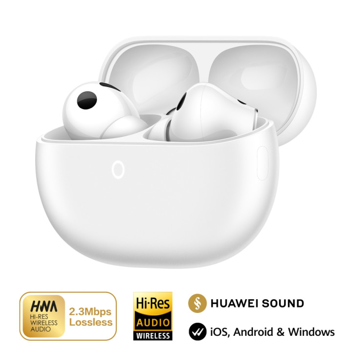 Слушалки Huawei FreeBuds Pro 5 SAXT100, In-ear, Bluetooth 6.0, ANC, IP57, бели - 6942103171574 - 2