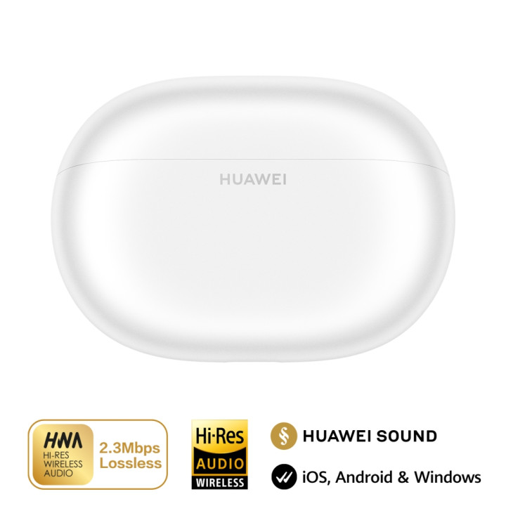 Слушалки Huawei FreeBuds Pro 5 SAXT100, In-ear, Bluetooth 6.0, ANC, IP57, бели - 6942103171574 - 4