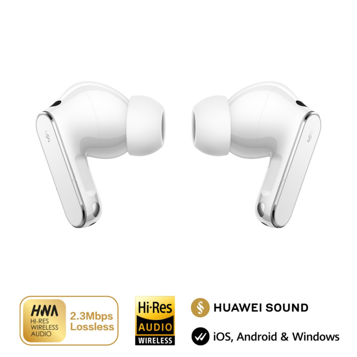 Слушалки Huawei FreeBuds Pro 5 SAXT100, In-ear, Bluetooth 6.0, ANC, IP57, бели - 6942103171574 - 5