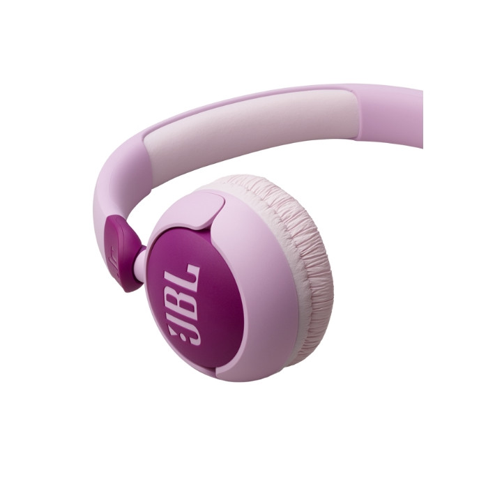 Слушалки JBL JR320, детски, on-ear, кабелни, 3.5mm, вграден микрофон, лилави - JBLJR320PUR - 5