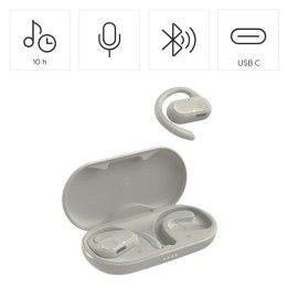 Слушалки Hama Spirit Open, Open-ear, True Wireless, Bluetooth 5.3, 18 часа работа - HAMA-221818 - 1