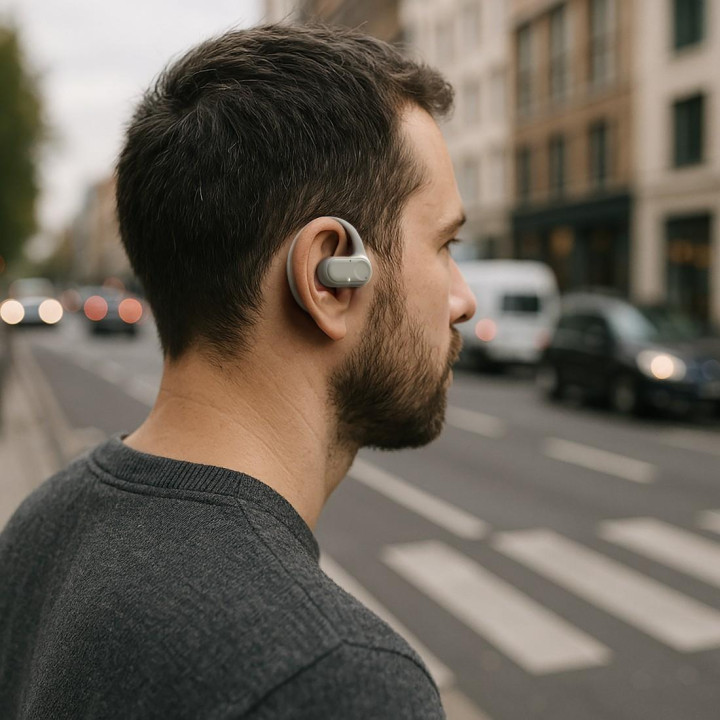 Слушалки Hama Spirit Open, Open-ear, True Wireless, Bluetooth 5.3, 18 часа работа - HAMA-221818 - 2