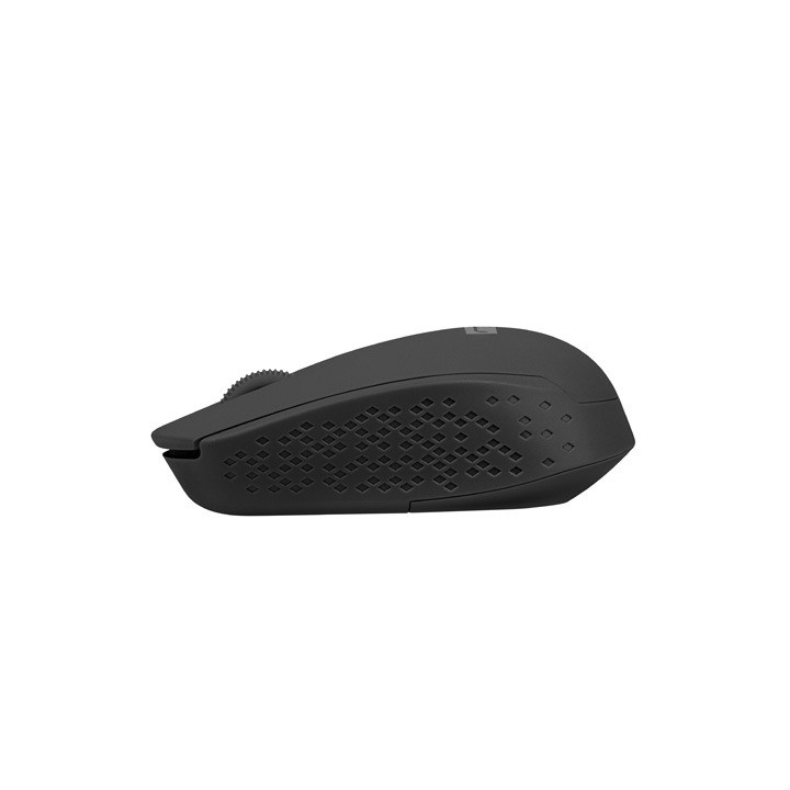 Мишка Natec Stork, безжична, оптичен сензор 1600 DPI, 3 бутона, черна - NMY-2000 - 2