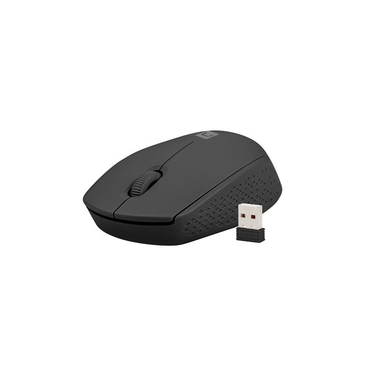 Мишка Natec Stork, безжична, оптичен сензор 1600 DPI, 3 бутона, черна - NMY-2000 - 3