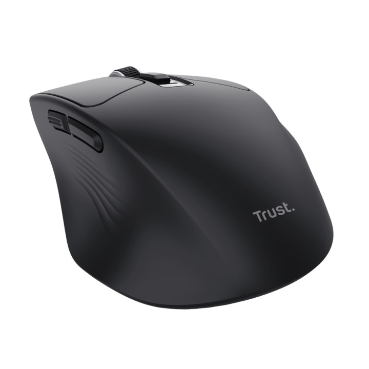 Мишка TRUST Niven Comfort, безжична, Wireless/Bluetooth, 800-3200 DPI, 7 бутона, черна - 26021 - 4