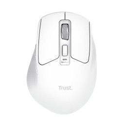 Мишка TRUST Niven Comfort Multi-Wireless, безжична, 800-3200 DPI, оптичен сензор, 7 бутона, бяла - 26022 - 1