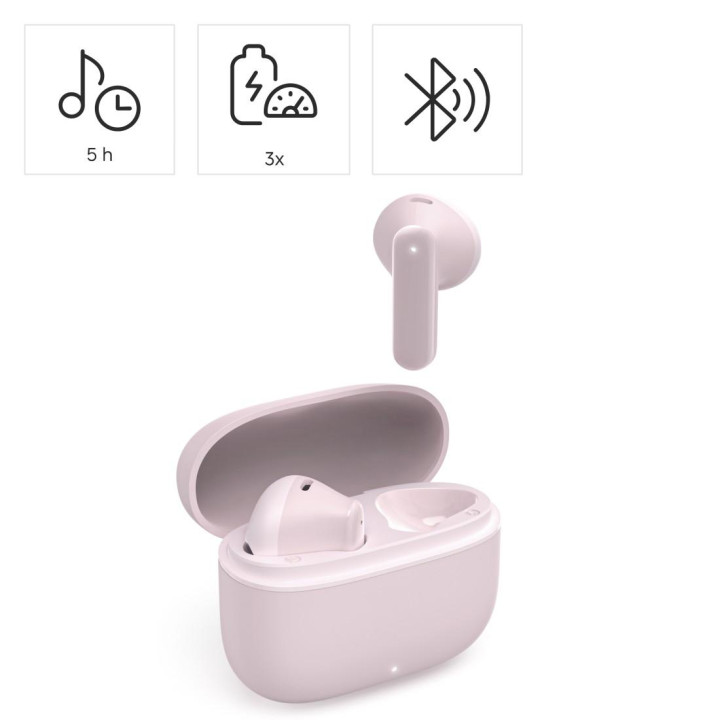 Слушалки Hama Freedom Light II, In-ear, Bluetooth 5.3, TWS, до 12 часа време на работа - HAMA-221755 - 1