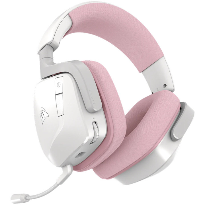 Геймърски слушалки CORSAIR VOID Wireless V2, безжични, розови - CA-9011394-WW - 4