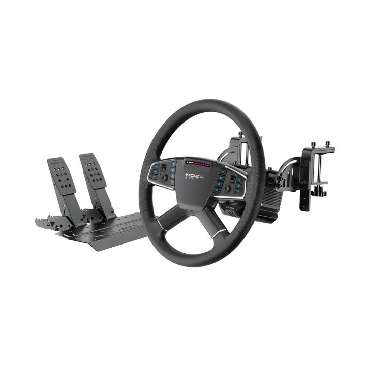Геймърски волан MOZA RACING R5 Pro Truck Driving Simulator Bundle, TSW Truck Wheel, основа R5, PC - RS112 - 1