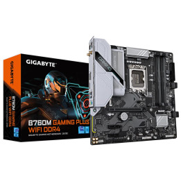 Дънна платка Gigabyte B760M GAMING PLUS WIFI DDR4, LGA1700 - 1