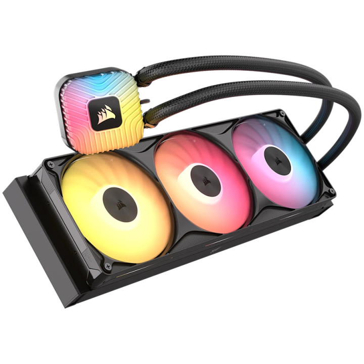 Водно охлаждане за процесор CORSAIR NAUTILUS II 360 RS ARGB, 360mm, 3x120mm, Intel/AMD - CW-9061049-WW - 1
