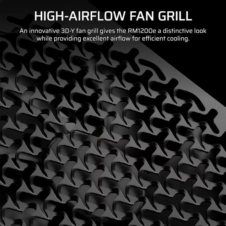 Модулно захранване CORSAIR RMe Series RM1200e, 1200W, ATX 3.1, 80 PLUS Platinum - CP-9020316-EU - 4