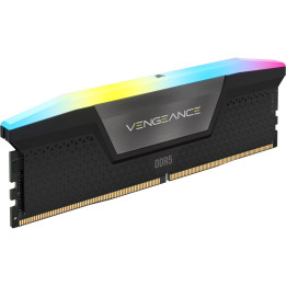 RAM памет CORSAIR VENGEANCE RGB, 8GB DDR5 5200MT/s, CL40 - CMH8GX5M1B5200C40 - 1