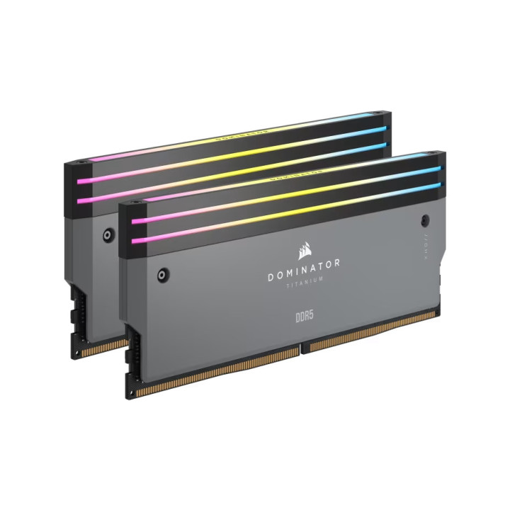 RAM памет CORSAIR DOMINATOR TITANIUM, 64GB (2x32GB) DDR5 6000MT/s, CL30, Intel XMP/AMD EXPO - CMP64GX5M2B6000Z30 - 7