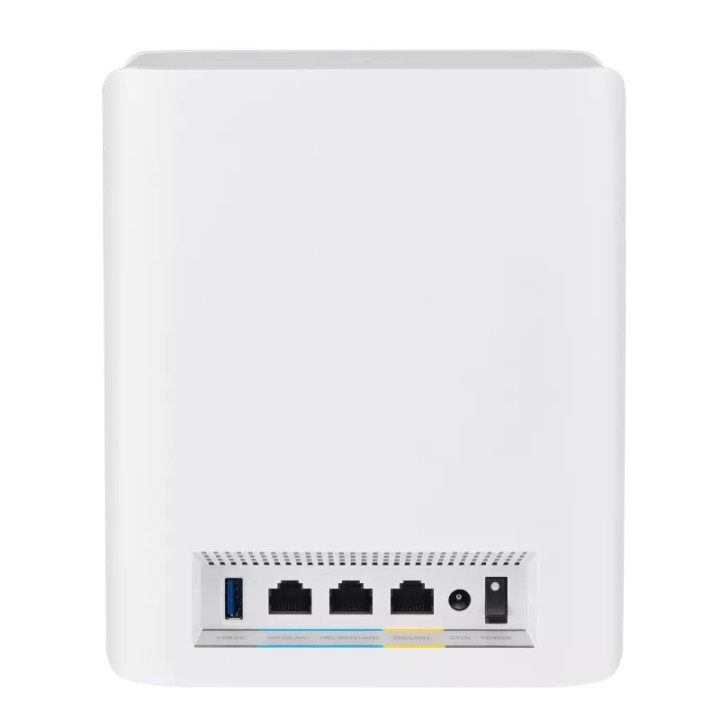 Рутер ASUS ZenWiFi BT10 3-Pack, WiFi 7, Tri-Band, 10G WAN/LAN, AiMesh, бял - 90IG08Y0-MO3C20 - 5