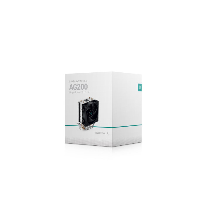 Охладител за процесор DeepCool AG200, LGA1700/AM5 - R-AG200-BKNNMN-G