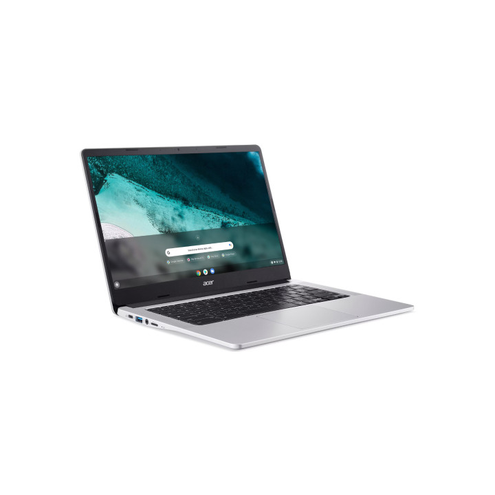 Лаптоп Acer Chromebook CB314-3HT-C62R, 14" IPS тъч, Celeron N4500, 8GB, 128GB, ChromeOS, Silver - NX.KB5EX.004 - 2