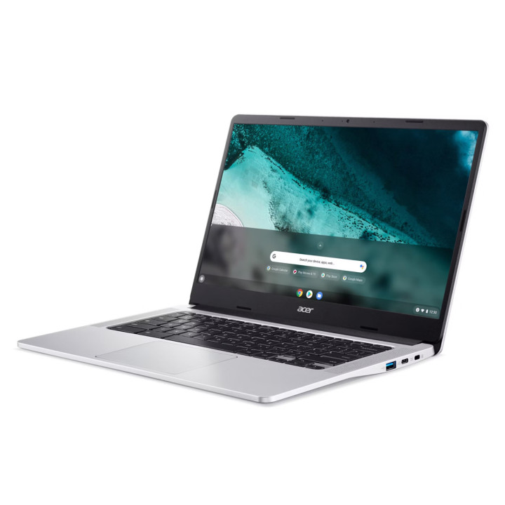 Лаптоп Acer Chromebook CB314-3HT-C62R, 14" IPS тъч, Celeron N4500, 8GB, 128GB, ChromeOS, Silver - NX.KB5EX.004 - 3